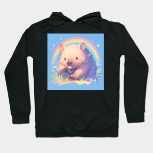 The Wombat says Stop and smell the flowers! Hoodie